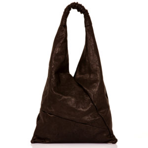 Shopping bag in pelle nera – cinzia rossi