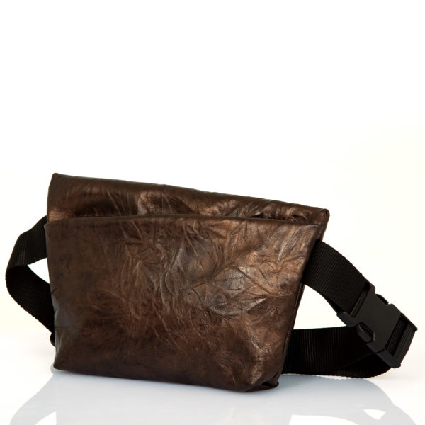 Bronze leather belt bag – Cinzia Rossi