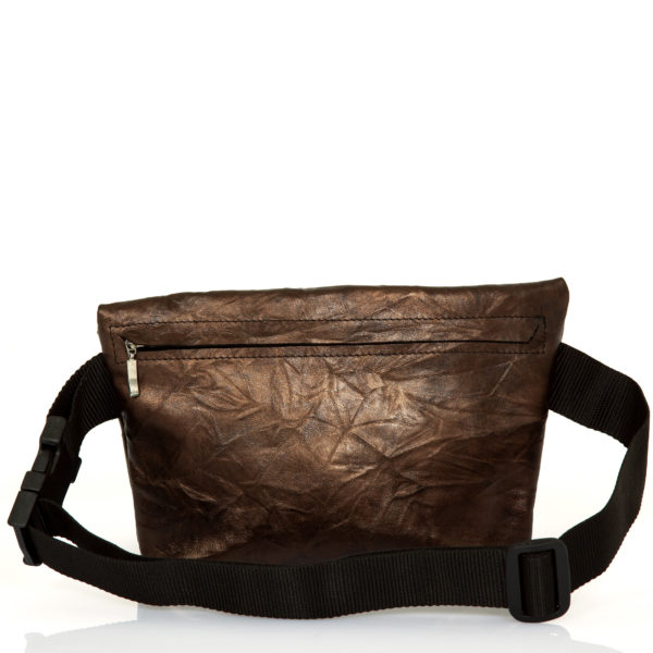 Bronze leather belt bag – Cinzia Rossi