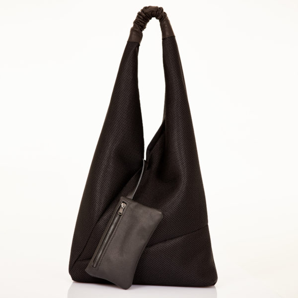Einkaufstasche aus schwarzem Stoff - Cinzia Rossi
