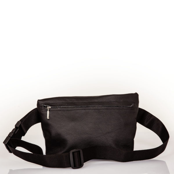Black leather belt bag – Cinzia Rossi