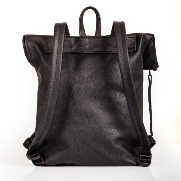 Black leather backpack - Cinzia Rossi