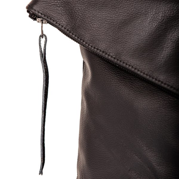 Black leather backpack - Cinzia Rossi