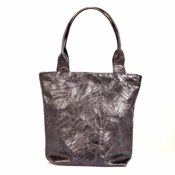 Bolso tote de cuero negro - Cinzia Rossi