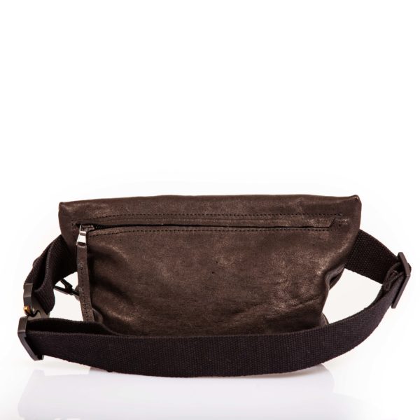 Balck leather belt bag – Cinzia Rossi