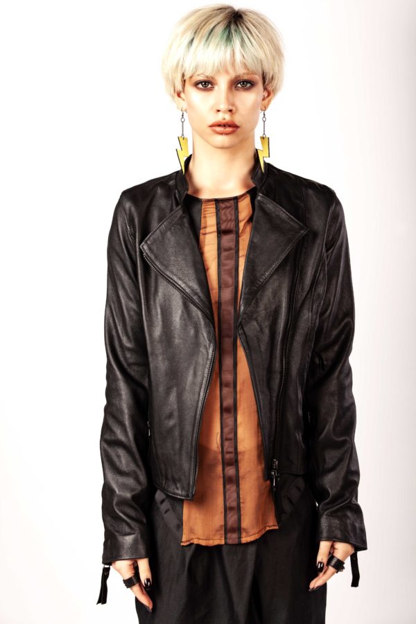 Biker de cuero - Cinzia Rossi