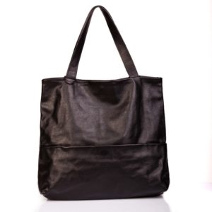 Maxi leather  tote bag- Cinzia Rossi