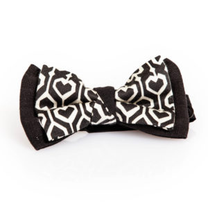 Geometric print cotton bow tie - Cinzia Rossi