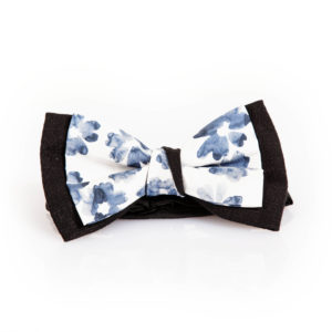 Floral print cotton bow tie - Cinzia Rossi