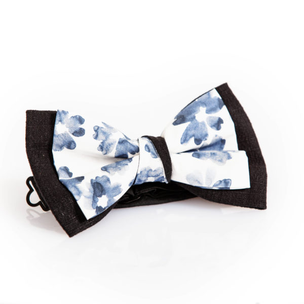 Floral print cotton bow tie - Cinzia Rossi