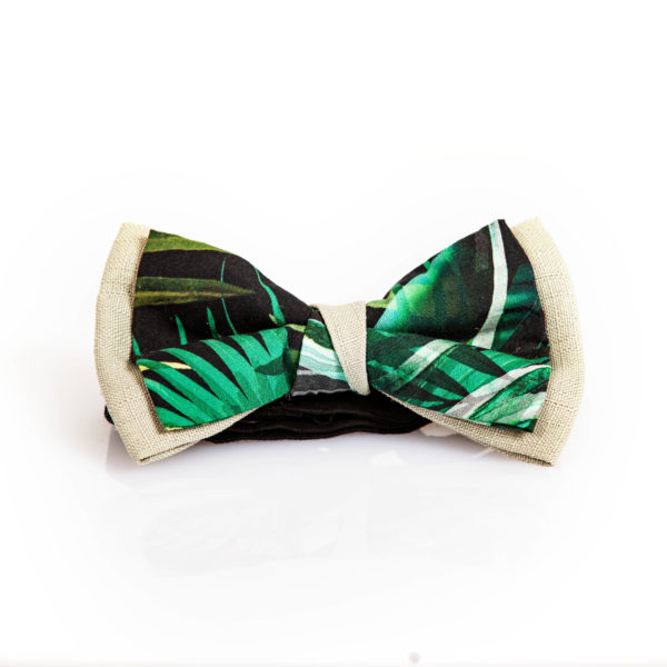 Nœud papillon en coton imprimé tropical – Cinzia Rossi