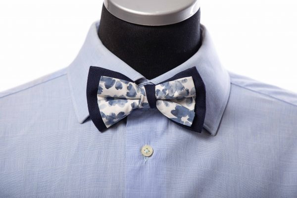 Floral print cotton bow tie - Cinzia Rossi