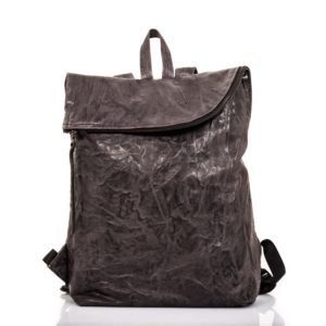 Anthracite Leather backpack - Cinzia Rossi