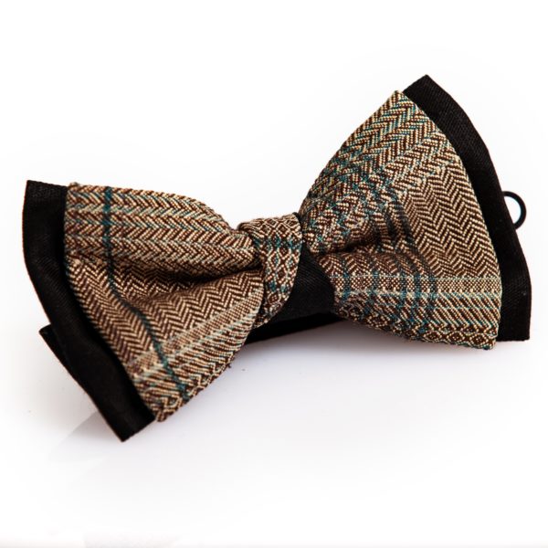 Bow tie in cotton and cool wool - cinzia rossi