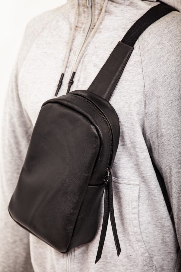 Kleiner Ein-Schulter-Rucksack aus Leder - Cinzia Rossi