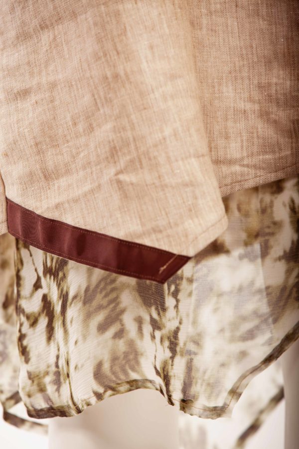 Silk and linen dress - Cinzia Rossi