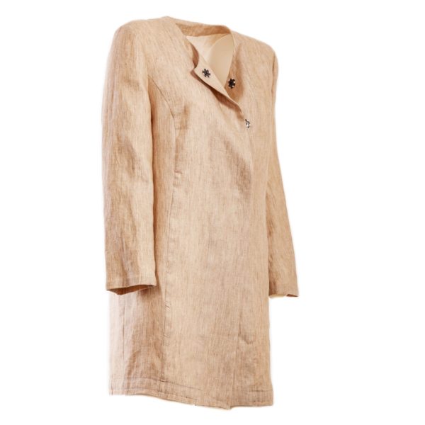 Linen Full-length jacket - Cinzia Rossi