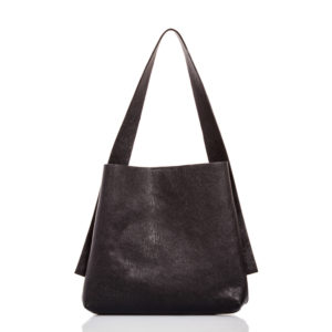 Tote-bag in pelle nera - Cinzia Rossi