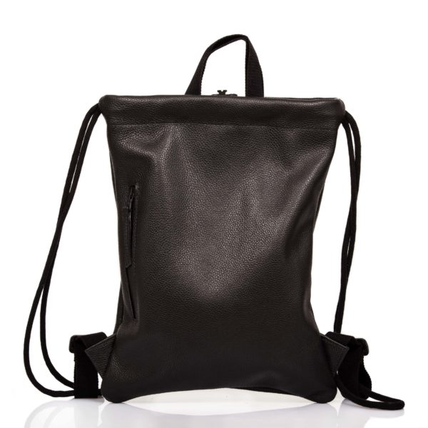 Black leather backpack - Cinzia Rossi