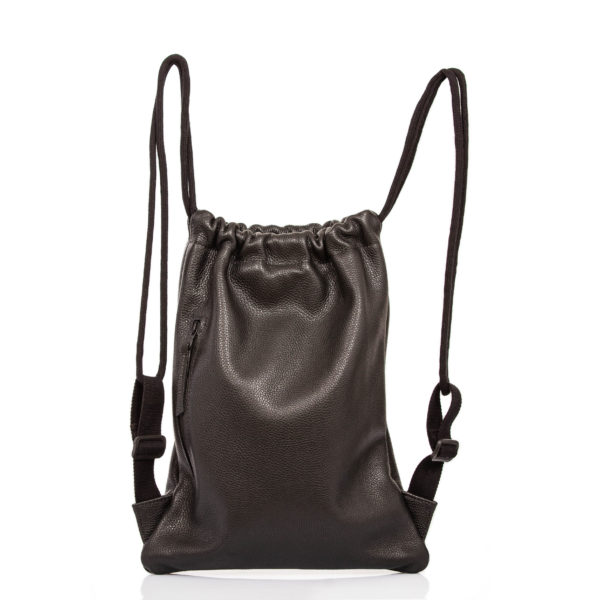 Sac à dos en cuir noir - Cinzia Rossi