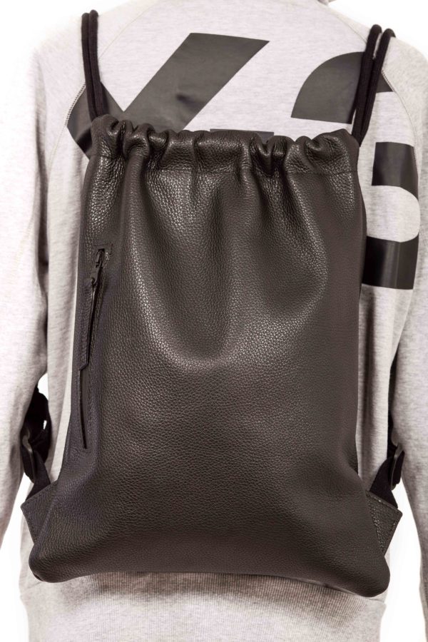 Black leather backpack - Cinzia Rossi