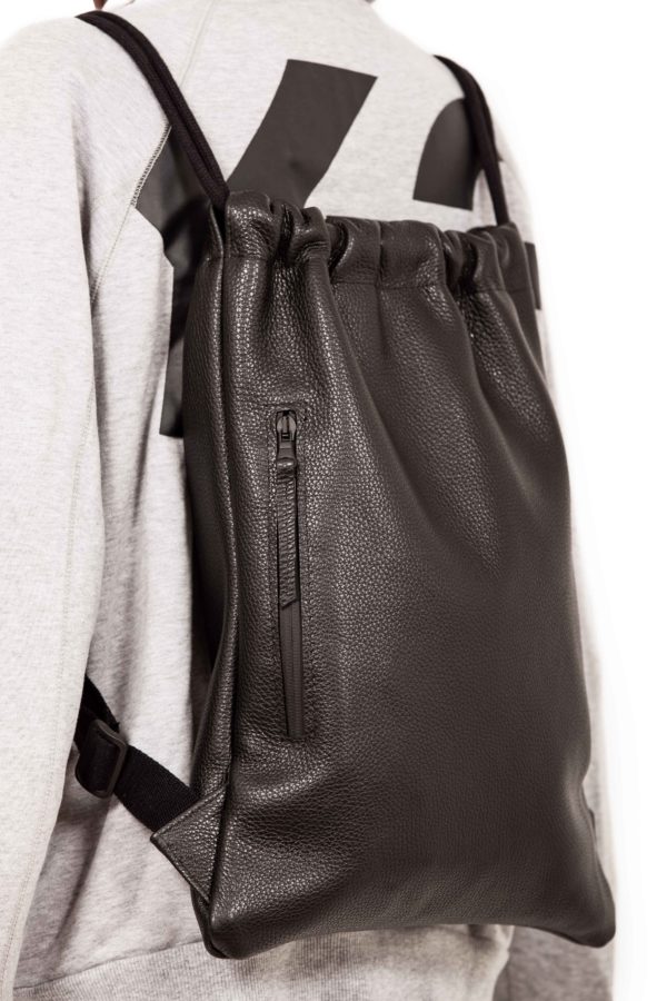 Black leather backpack - Cinzia Rossi