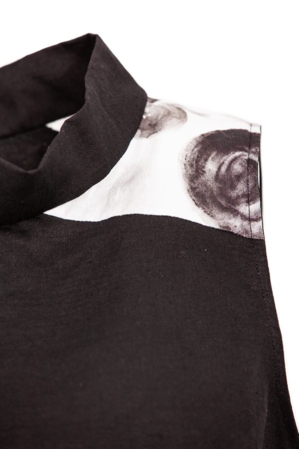 Maxi top en algodón y lino - Cinzia Rossi