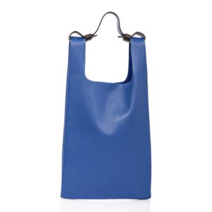 Kobaltblauwe leren shopper - Cinzia Rossi