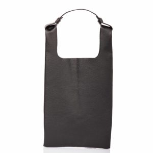 Black leather tote bag - Cinzia Rossi