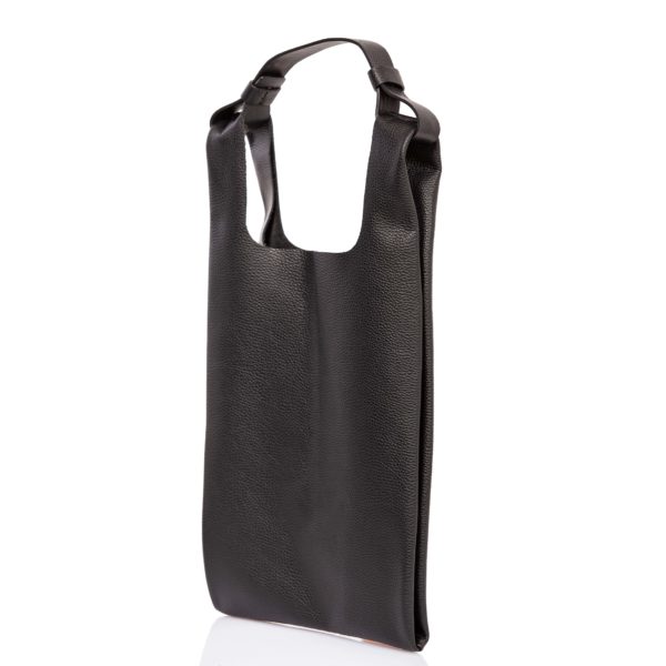 Black leather tote bag - Cinzia Rossi