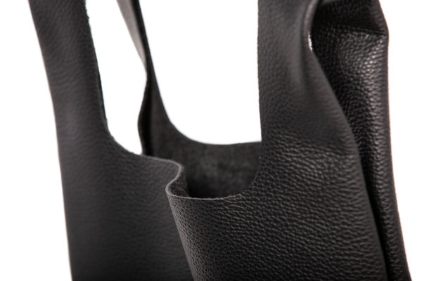 Black leather tote bag - Cinzia Rossi