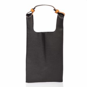 Black leather tote bag - Cinzia Rossi