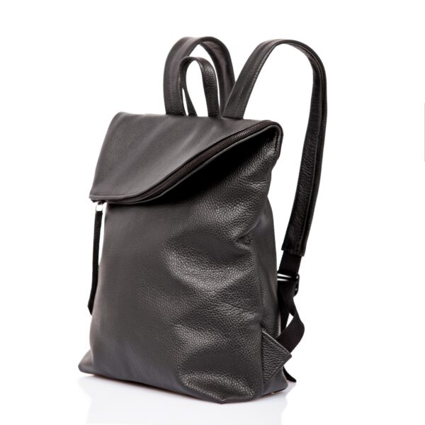 Black leather backpack - Cinzia Rossi