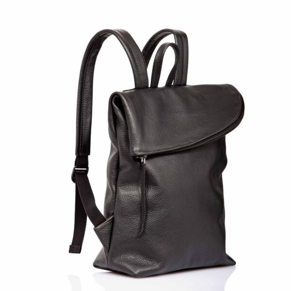 Black leather backpack - Cinzia Rossi