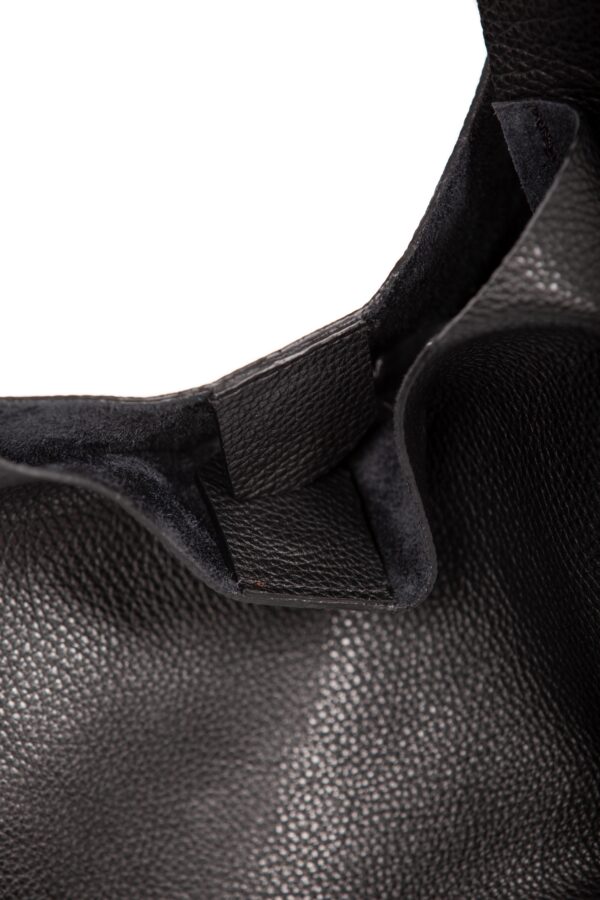 Tote-bag in pelle nera - Cinzia Rossi