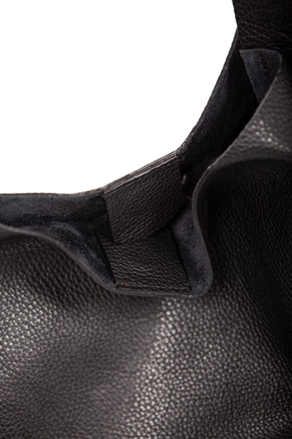 Black leather tote-bag - Cinzia Rossi