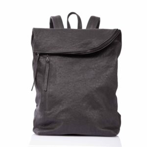 Schwarzer Lederrucksack – Cinzia Rossi