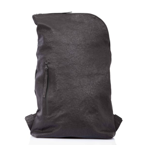 Schwarzer Lederrucksack – Cinzia Rossi