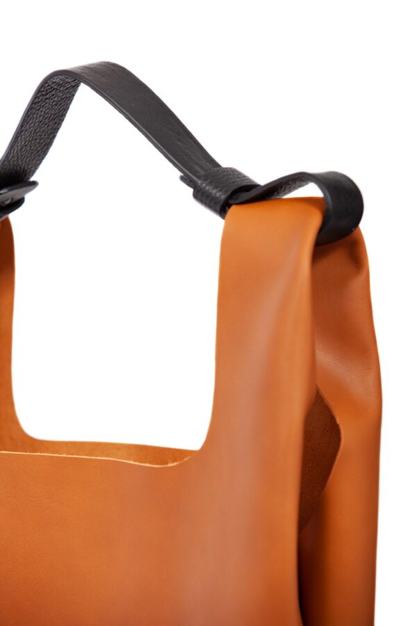 Brown leather tote-bag - Cinzia Rossi