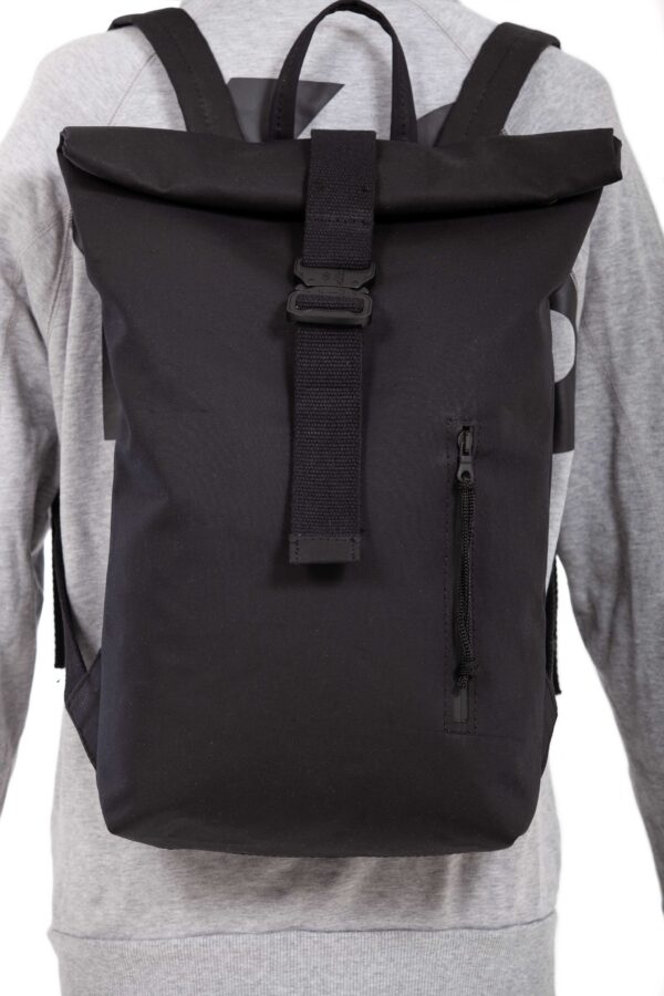 Technical fabric roll-top backpack - Cinzia Rossi