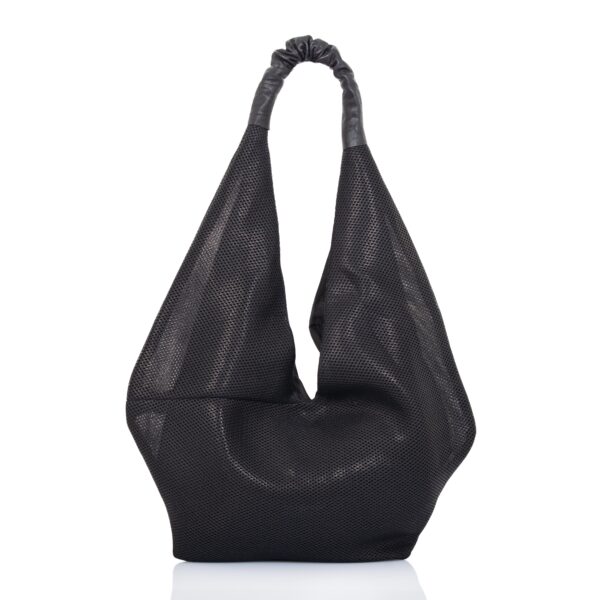 Sac cabas en tissu noir – Cinzia Rossi