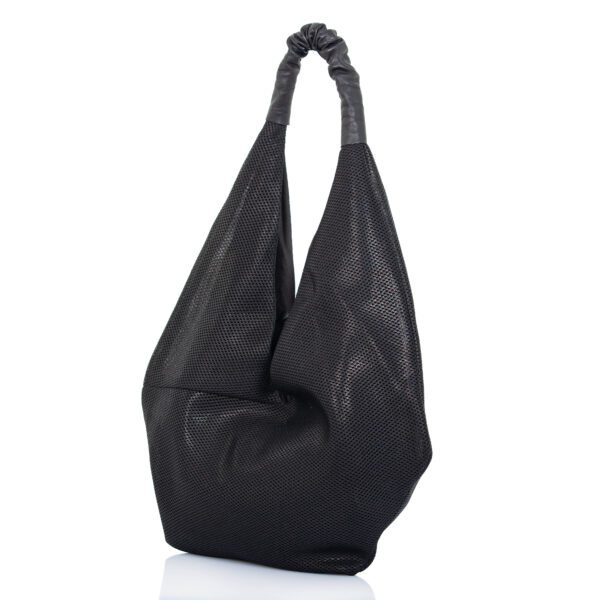 Einkaufstasche aus schwarzem Stoff – Cinzia Rossi