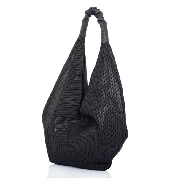 Bolso tote en tela negra – Cinzia Rossi