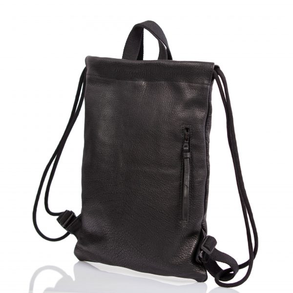 Black leather backpack – Cinzia Rossi