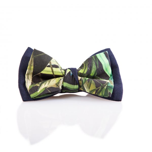 Tropical print cotton bow tie - Cinzia Rossi