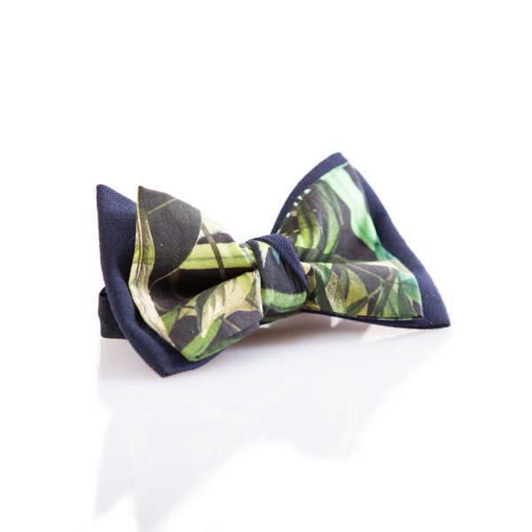 Tropical print cotton bow tie - Cinzia Rossi