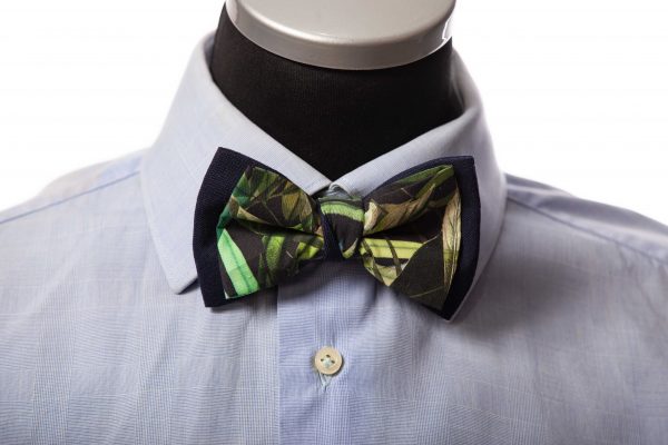 Tropical print cotton bow tie - Cinzia Rossi