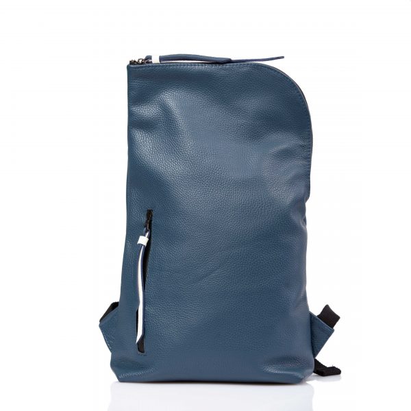 Blue leather backpack - Cinzia Rossi