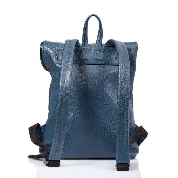 Blue leather backpack - Cinzia Rossi