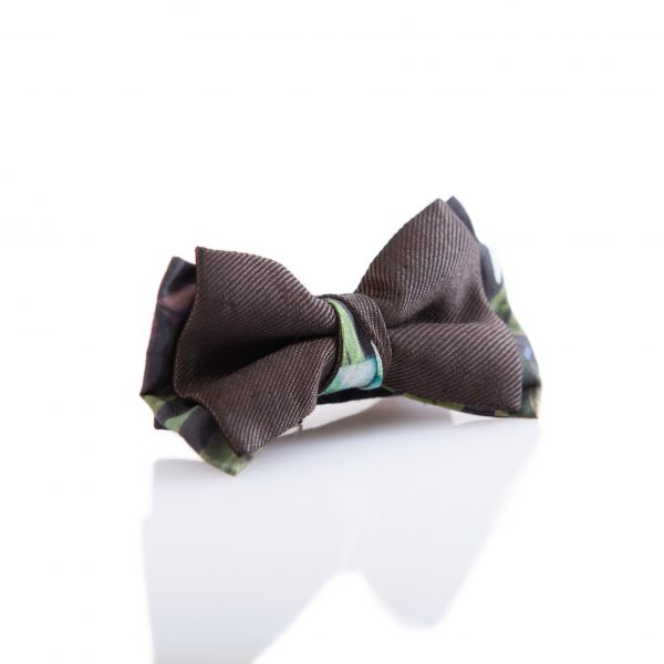 Tropical print cotton bow tie - Cinzia Rossi